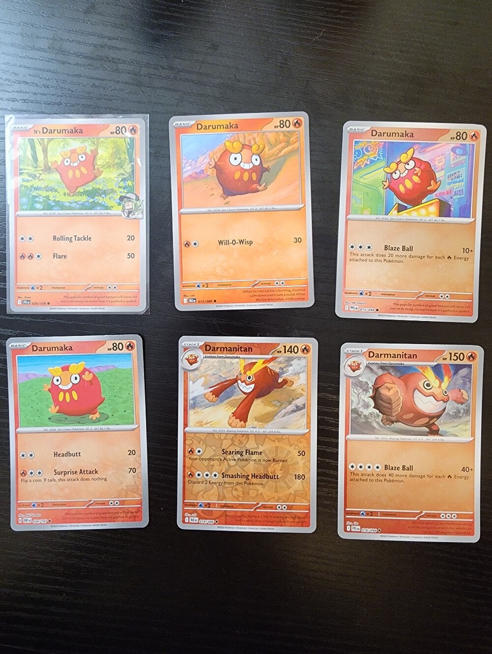 Darumaka & Darmanitan Card Set